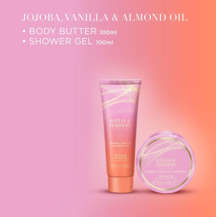 detail Baylis&Harding Jojoba, Vanilla, Almond Dárková sada péče o tělo, 2dílná
