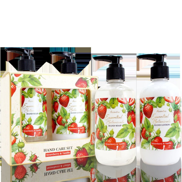 detail Dárková sada péče o ruce Jahody a vanilka, 2x 240ml