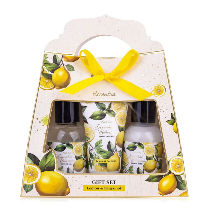 detail Accentra Dárková sada péče o tělo 3dílná - Citron a bergamot