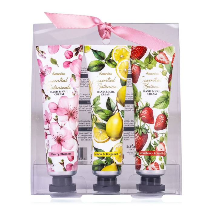detail Accentra Mini dárková sada krémů 3x 10ml (Jahoda, citron, sakura)