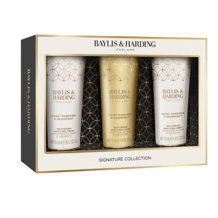 detail Baylis&Harding Mandarin & Grapefruit Dárková sada krémů na ruce, 3x 50ml