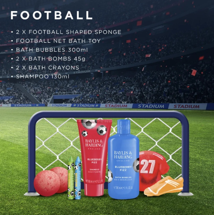 detail Baylis&Harding FOOTBALL Hravá dárková sada péče o tělo pro fotbalisty