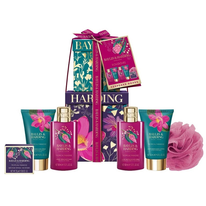 detail Baylis&Harding Tropical Paradise, sada péče o tělo, 6dílná