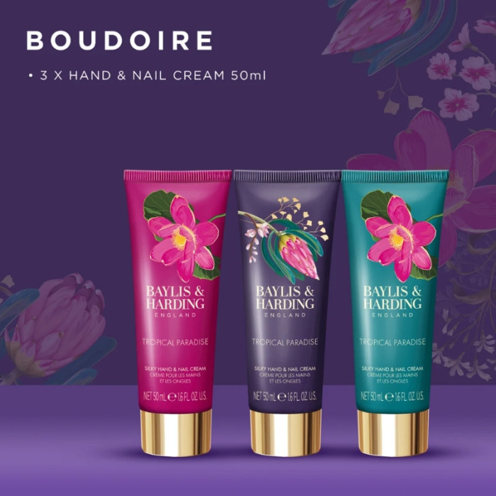 detail Baylis&Harding Tropical Paradise, sada krémů na ruce, 3dílná