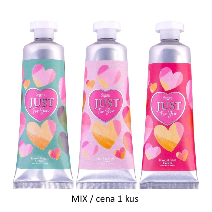 detail Accentra JUST FOR YOU, krém na ruce 60ml MIX / cena 1 ks
