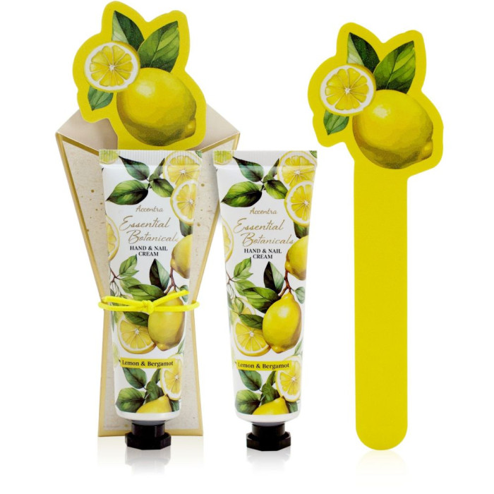 detail Accentra Sada krému na ruce 30ml a pilníčku - Citron & Bergamot