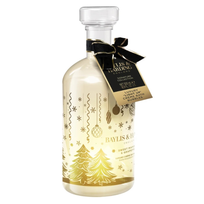 detail Baylis&Harding Mandarin & Grapefruit Karafa s pěnou do koupele 500ml, svítící