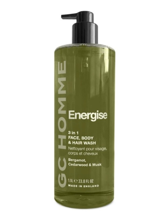 detail GC HOMME - ENERGISE, sprchový gel 3v1, 1000ml