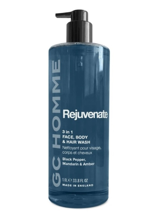 detail GC HOMME - REJUVENATE, sprchový gel 3v1, 1000ml