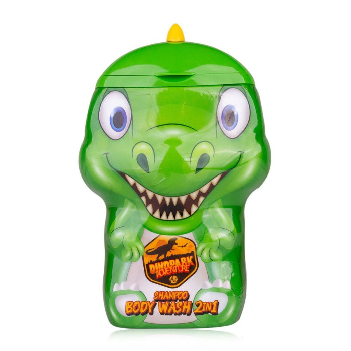 detail Accentra Dinopark Adventure 2v1 sprchový gel, šampon, 400ml