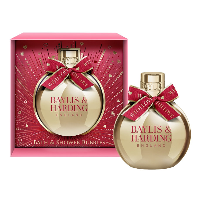 detail Baylis&Harding Midnight Cherry, pěna do koupele 250ml