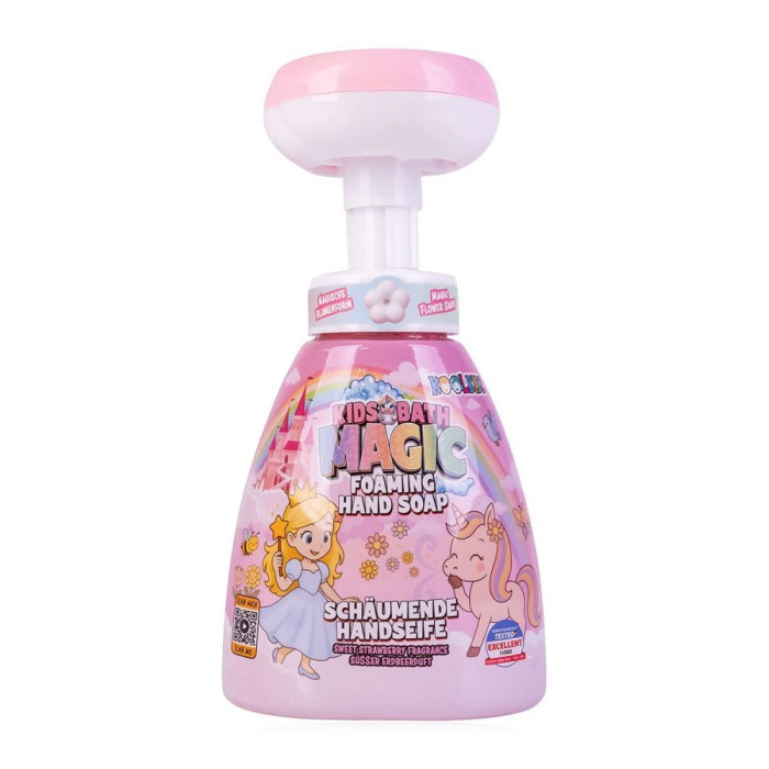 detail Accentra KoolKidz Tekuté mýdlo s pěnovou pumpičkou, 310ml