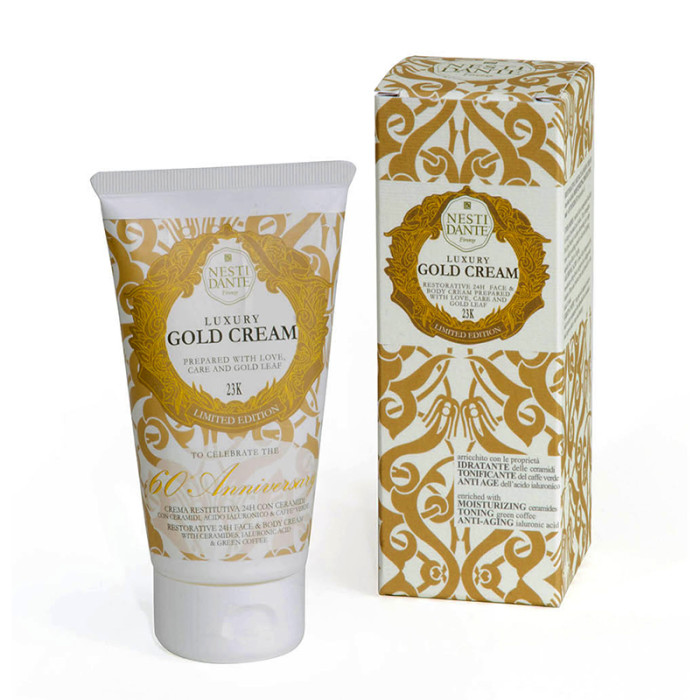detail Nesti Dante Luxury GOLD CREAM, luxusní tělový krém 150 ml