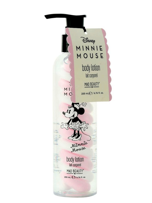detail MAD BEAUTY - Minnie Mouse, tělové mléko, 200ml