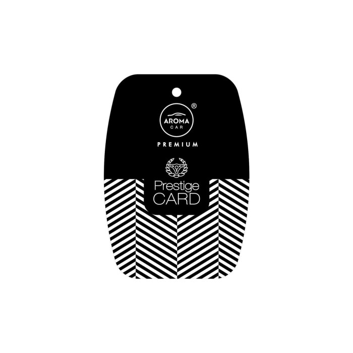 detail AROMA CAR PRESTIGE CARD BLACK