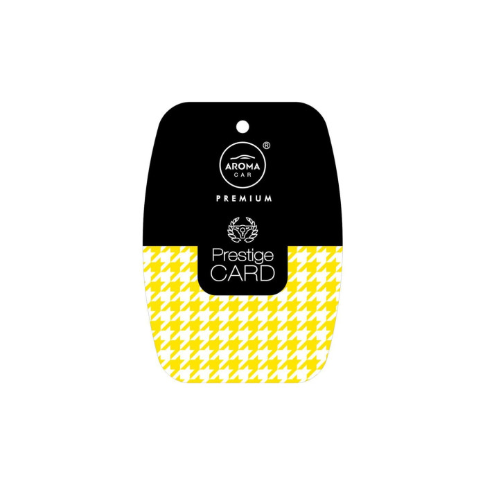 detail AROMA CAR PRESTIGE CARD GOLD