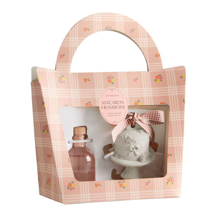 detail Mathilde M. - MACARON FRAMBOISE, difuzér 50ml a vonný jíl