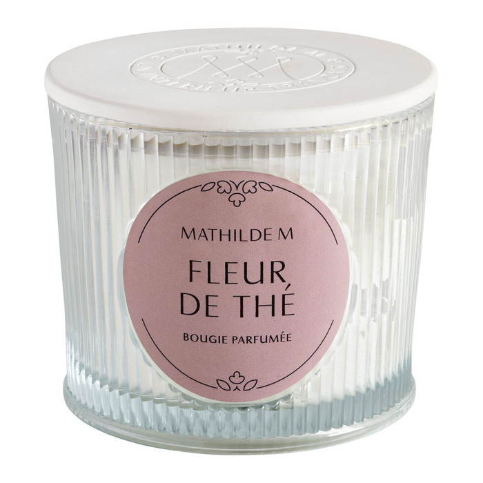 detail Mathilde M. - FLEUR DE THÉ, velká tříknotá svíčka 400g