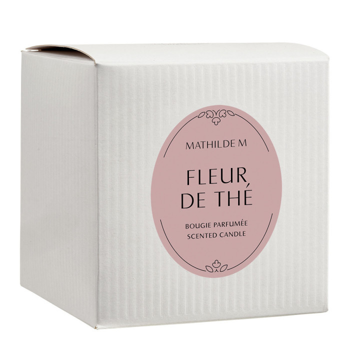 detail Mathilde M. - FLEUR DE THÉ, velká tříknotá svíčka 400g