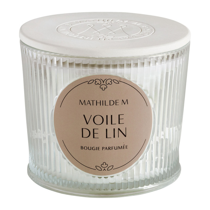 detail Mathilde M. - VOILE DE LIN, tříknotá svíčka velká 400 g