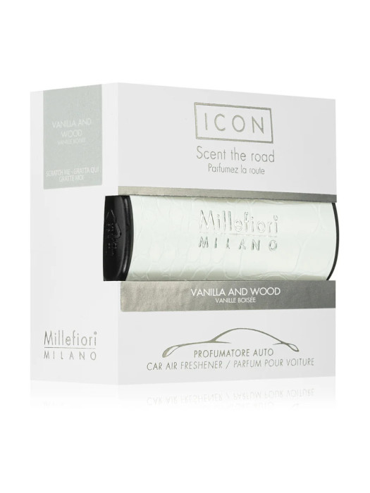 detail Millefiori Milano Icon VANILLA & WOOD urban 47 g