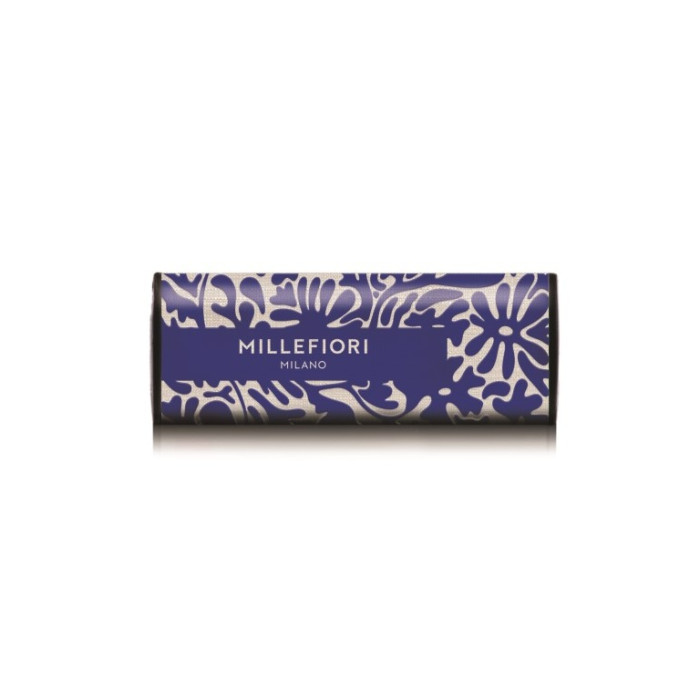 detail Millefiori Milano Icon ROSE ESPRESSO, textil floral 47 g blue