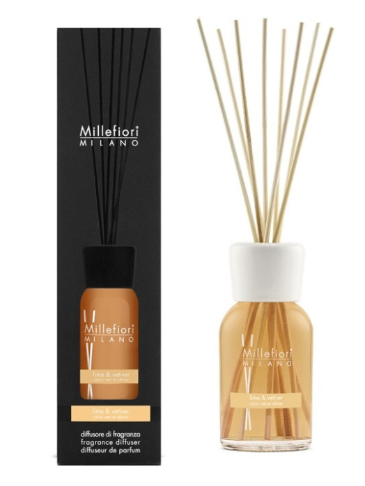 detail Millefiori Milano Difuzér 250ml LIME & VETIVER
