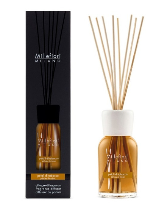 detail MillefiorI Milano Difuzér 250ml PETALI DI TABACCO