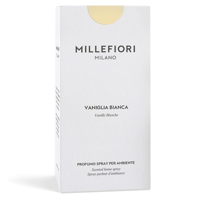 detail Millefiori Milano Vaniglia Bianca, bytový sprej 100ml