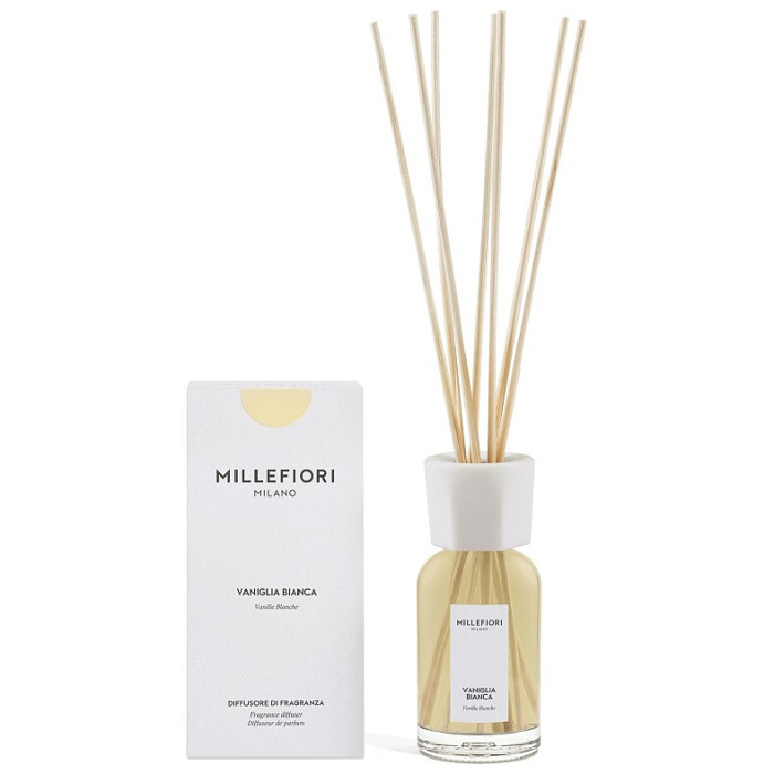 detail Millefiori Milano Vaniglia Bianca, difuzér 100ml