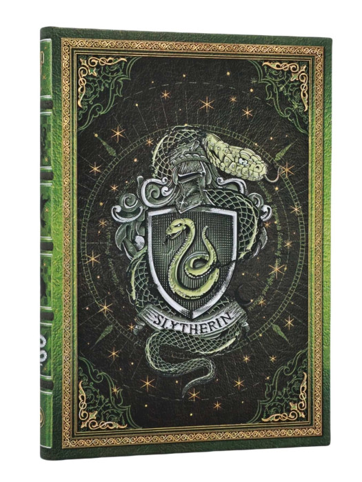 detail Paperblanks MIDI zápisník - Zmijozelský deník / Harry Potter, linkovaný