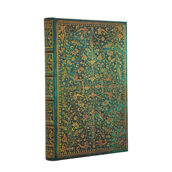 detail Paperblanks Diář 18-měsíční 2026-27, MINI - Emerald Flower