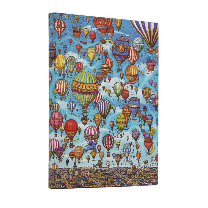 detail Paperblanks Diář 18-měsíční 2026-27, MIDI - Balloon Festival