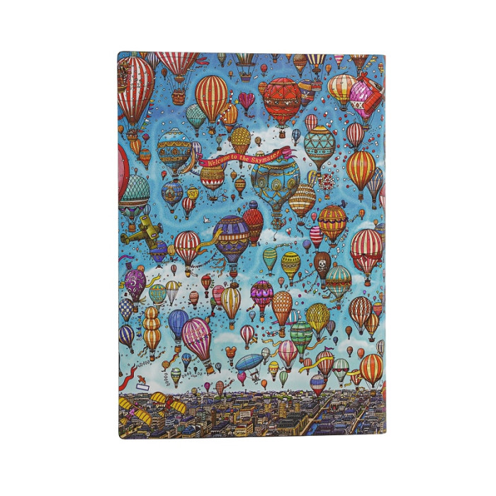 detail Paperblanks Diář 18-měsíční 2026-27, MIDI - Balloon Festival