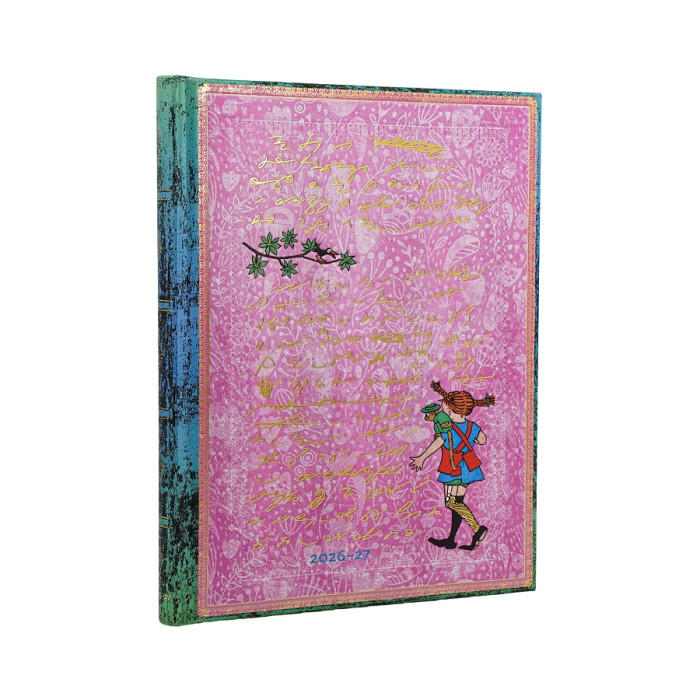 detail Paperblanks Diář 18-měsíční 2026-27, ULTRA - Astrid Lindgren, Pippi Longstocking