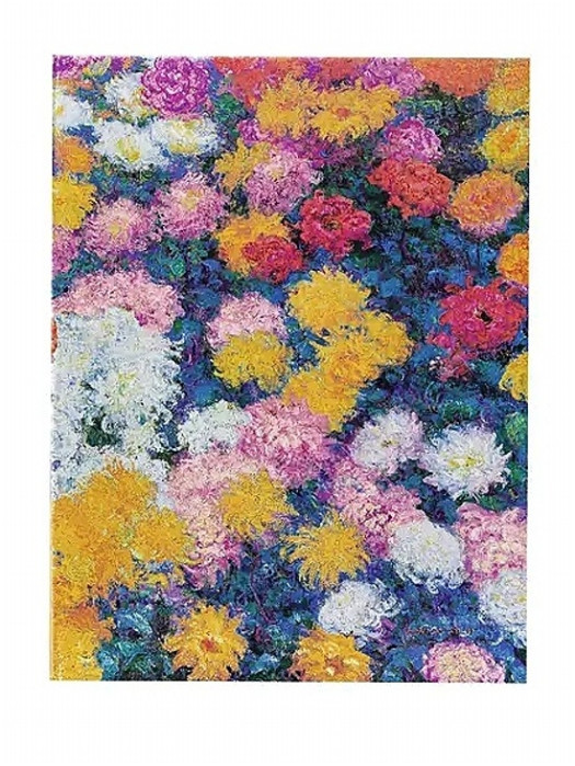 detail Paperblanks ULTRA zápisník - Monet's Chrysantemums, nelinkovaný
