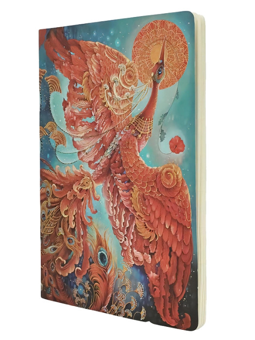 detail Paperblanks Sešit A4, tečkovaný - PTÁCI ŠTĚSTÍ, FIREBIRD