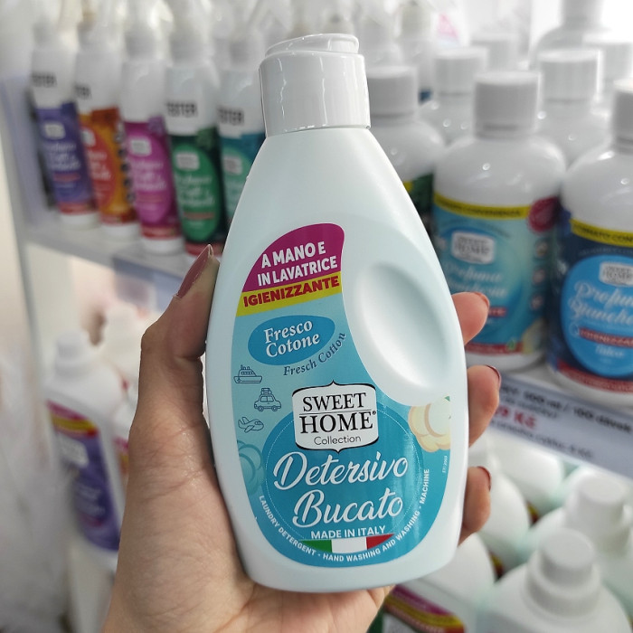 detail Sweet Home Prací gel 105ml - FRESCO COTONE (svěží bavlna)