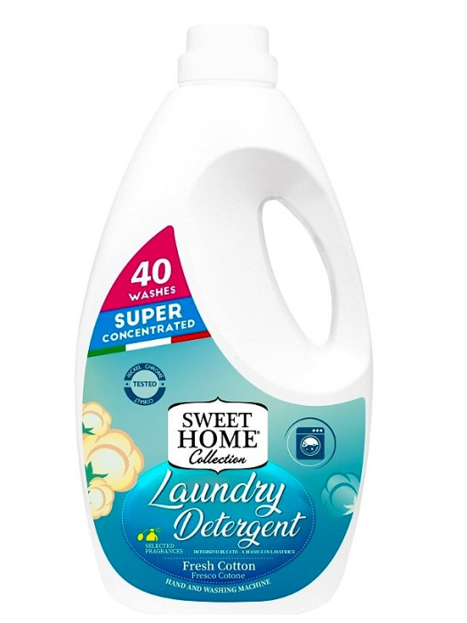 detail Sweet Home Prací gel 2000ml - FRESCO COTONE (svěží bavlna)
