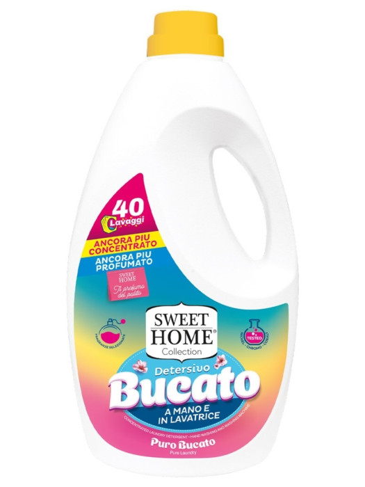 detail Sweet Home Prací gel 2000ml - PURO BUCATO (čisté prádlo)