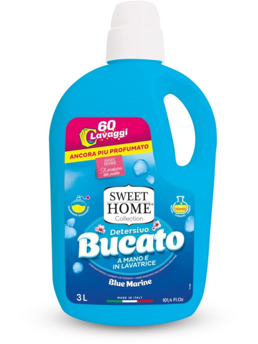 detail Sweet Home Prací gel 3000ml - BLUE MARINE, 60 pracích cyklů