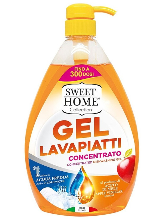 detail Sweet Home Gel na mytí nádobí 1000ml - APPLE CIDER VINEGAR