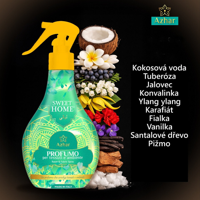 detail Sweet Home Textilní a bytový sprej 250ml Layali Azhar