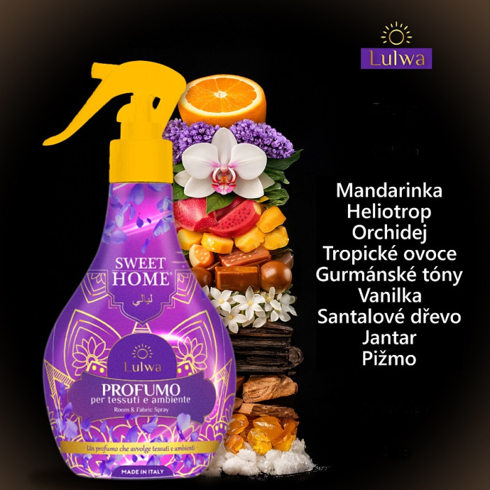 detail Sweet Home Textilní a bytový sprej 250ml Layali Lulwa