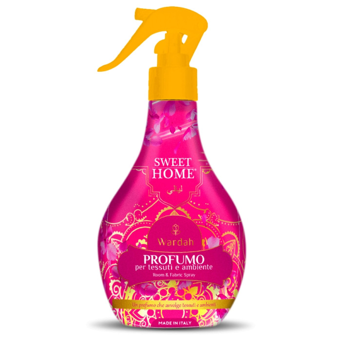 detail Sweet Home Textilní a bytový sprej 250ml Layali Wardah
