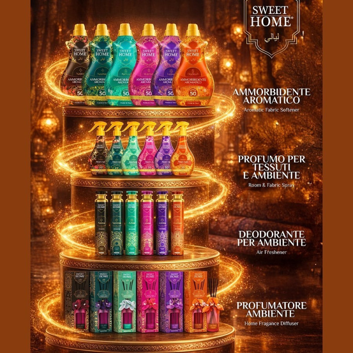 detail Sweet Home Textilní a bytový sprej 250ml Layali Oudiyah