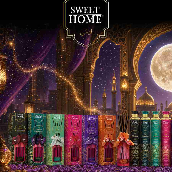 detail Sweet Home aroma difuzér Layali Oudiyah 200 ml
