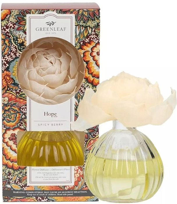 detail Greenleaf HOPE, květinový difuzér 236 ml