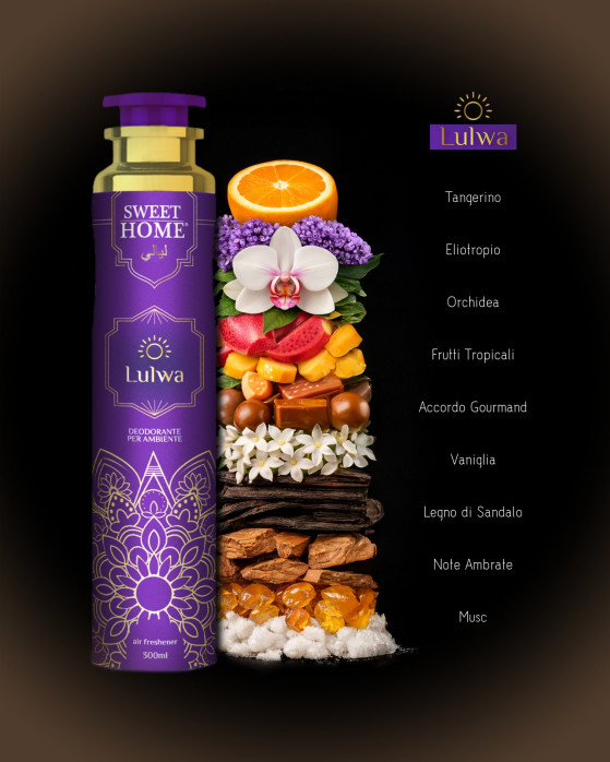detail Sweet Home Bytový sprej 300ml Layali Lulwa