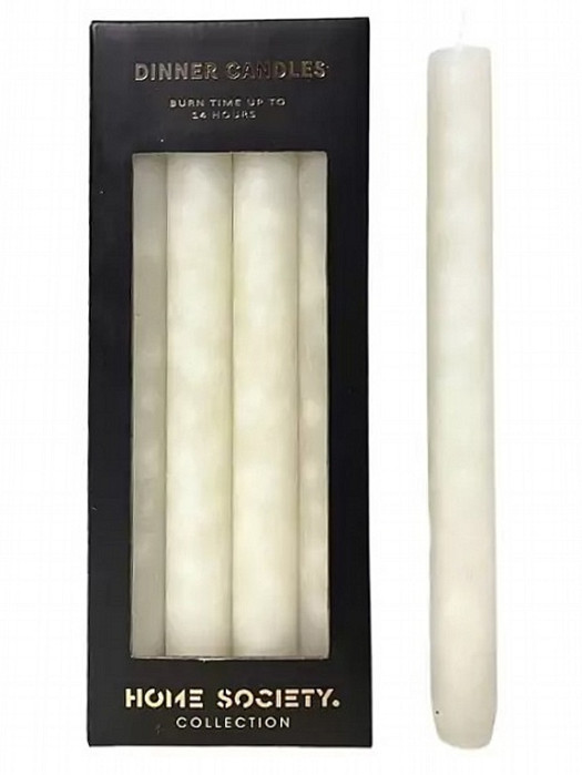 detail Home Society Collection Dinner Candles XL, 4ks, 14h hoření
